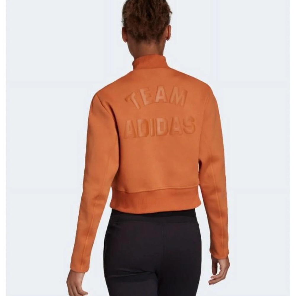 Adidas Women's Bold Orange Bomber Jacket